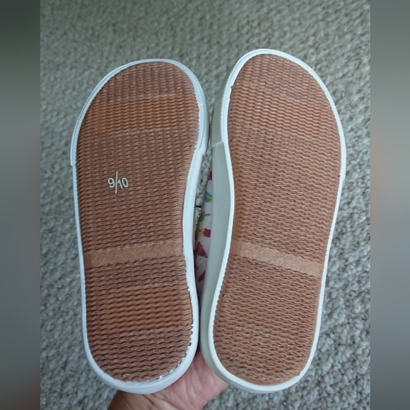 lily and Dan Colorful Ice Cream Cone Slip-On Canvas Sneakers size 8/9 - Picture 5 of 9